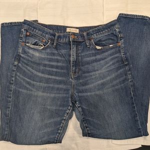 Madewell high rise slim boyjean size 30